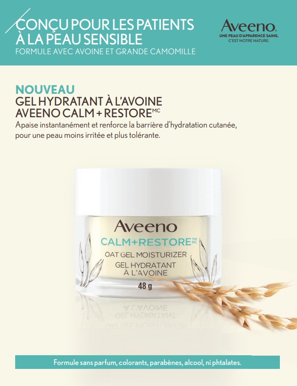 PDF DU GUIDE DE PRODUITS AVEENO® CALM + RESTOREMC